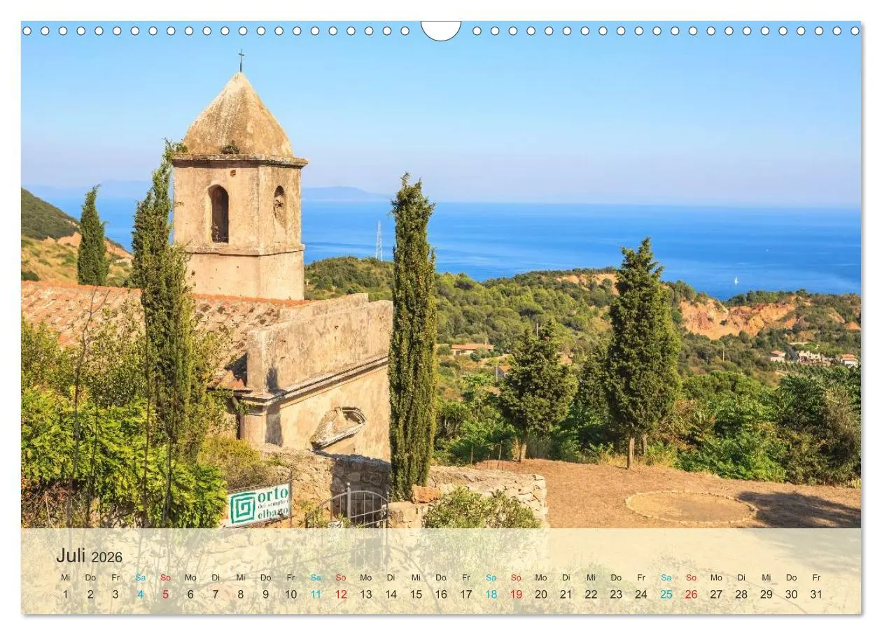 Bild: 9783457945315 | Elba - die Insel im Mittelmeer (Wandkalender 2026 DIN A3 quer),...