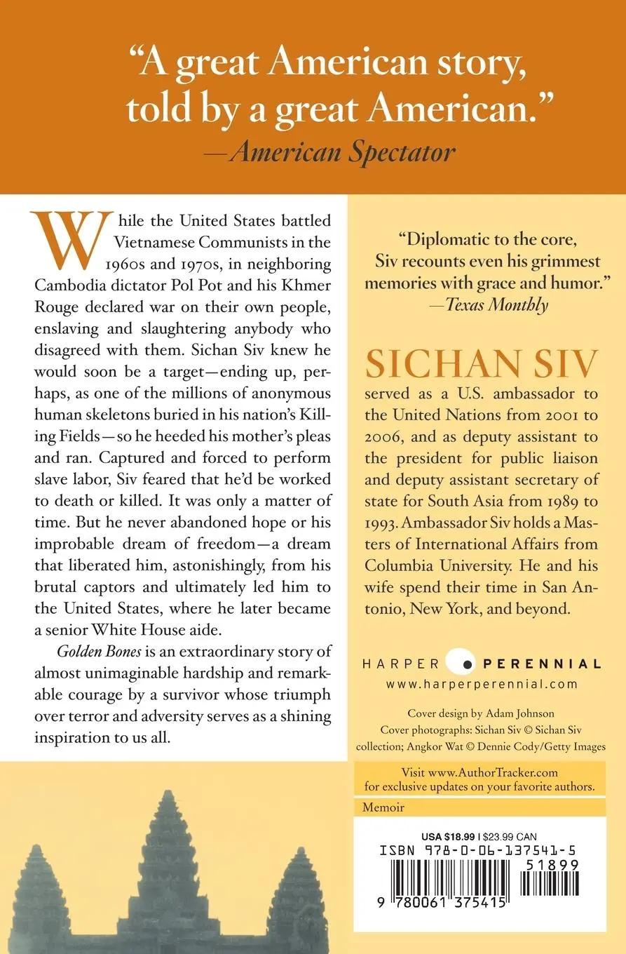 Rückseite: 9780061375415 | Golden Bones | Sichan Siv | Taschenbuch | Englisch | 2009