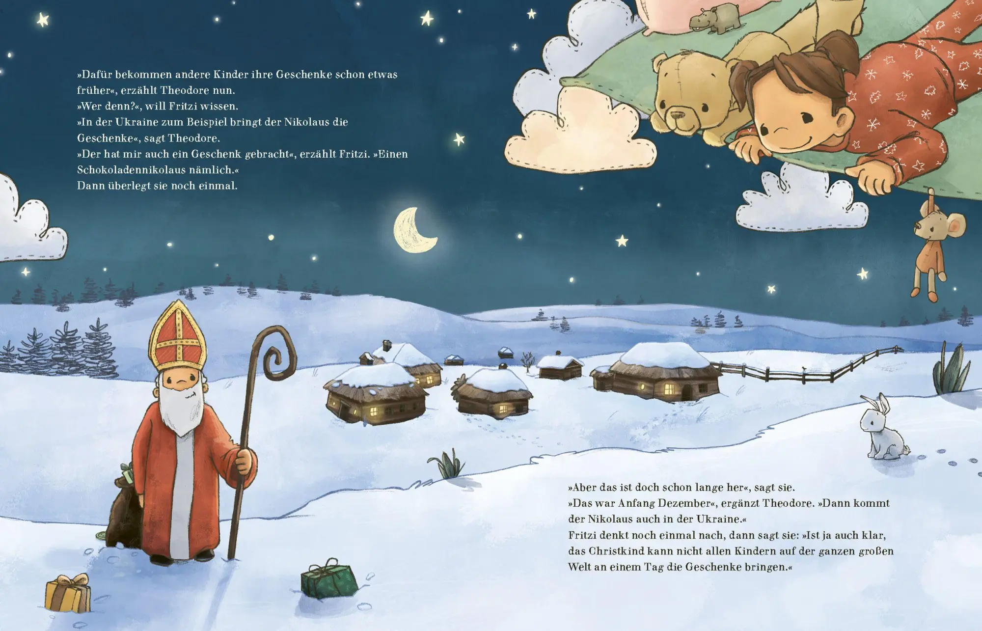 Bild: 9783328305415 | Theodore und Fritzi warten auf Weihnachten | Bilderbuch ab 3 Jahren
