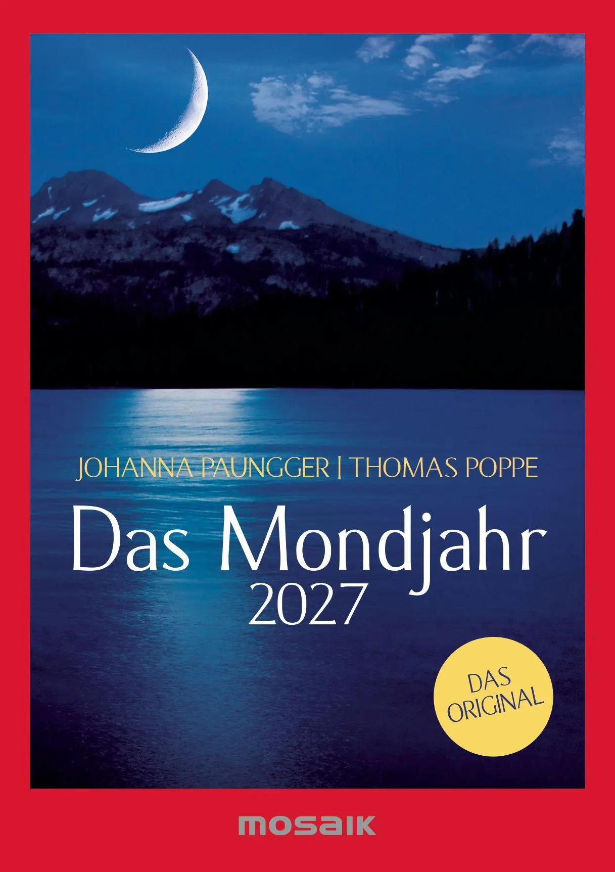 Cover: 9783442395415 | Das Mondjahr 2027 - s/w Taschenkalender | Das Original | Kalender
