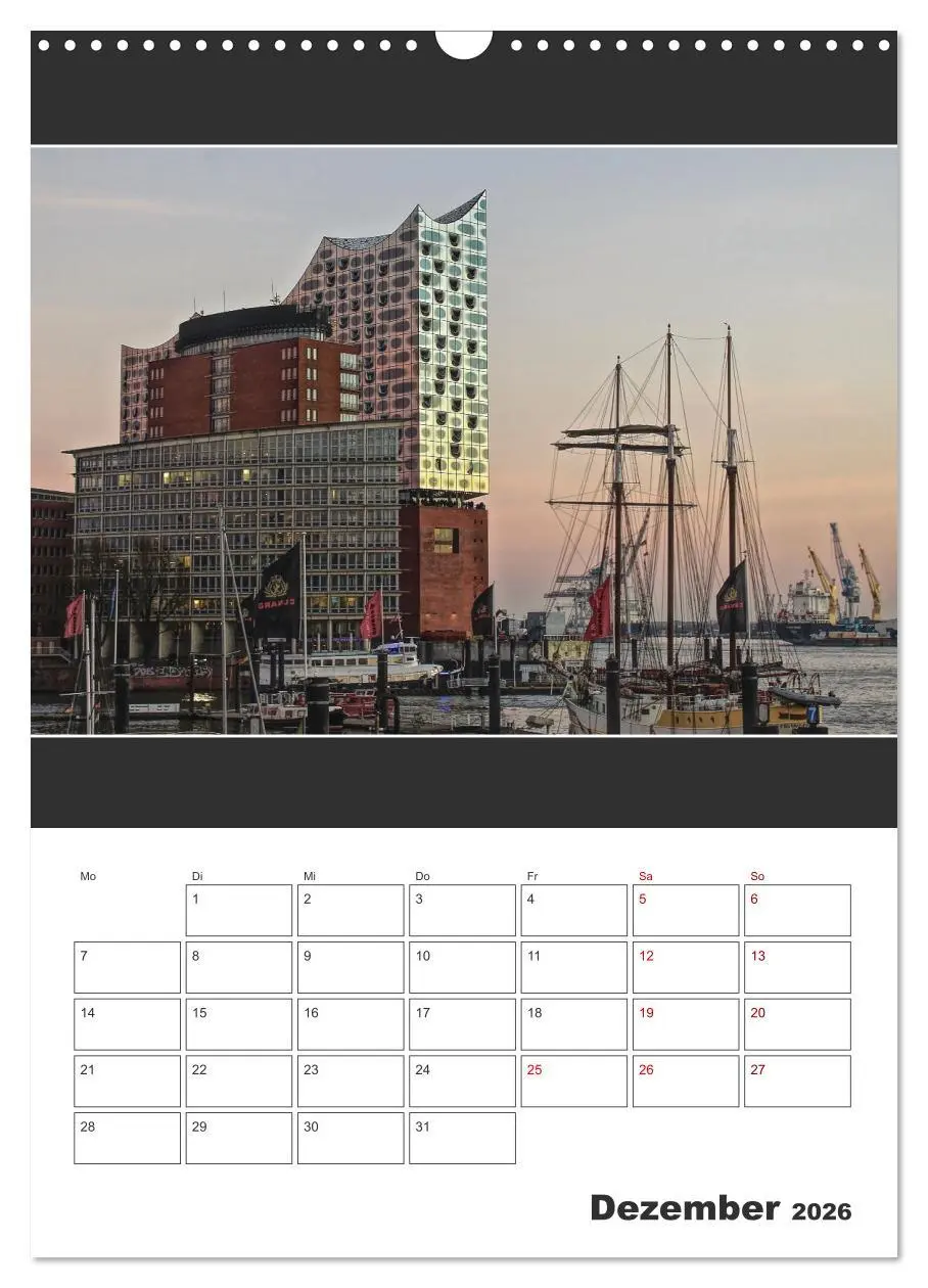 Bild: 9783516405415 | Spitze! Elbphilharmonie Hamburg 2026 (Wandkalender 2026 DIN A3...