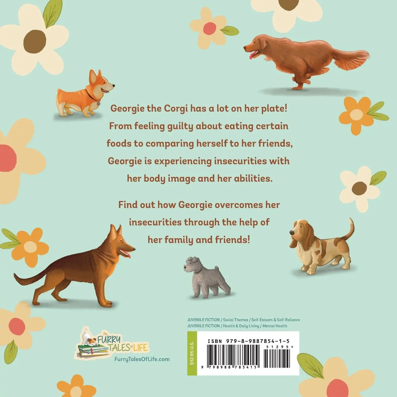 Rückseite: 9798988785415 | Georgie the Corgi's Insecurities | Nichols | Taschenbuch | Englisch