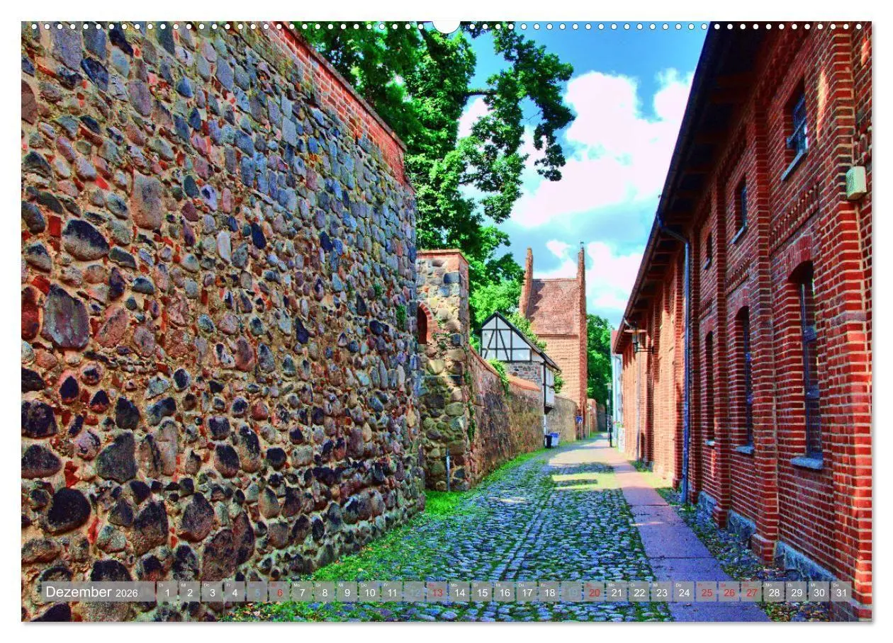 Bild: 9783516705515 | Neubrandenburg - Stadt der 4 Türme (Wandkalender 2026 DIN A2 quer),...
