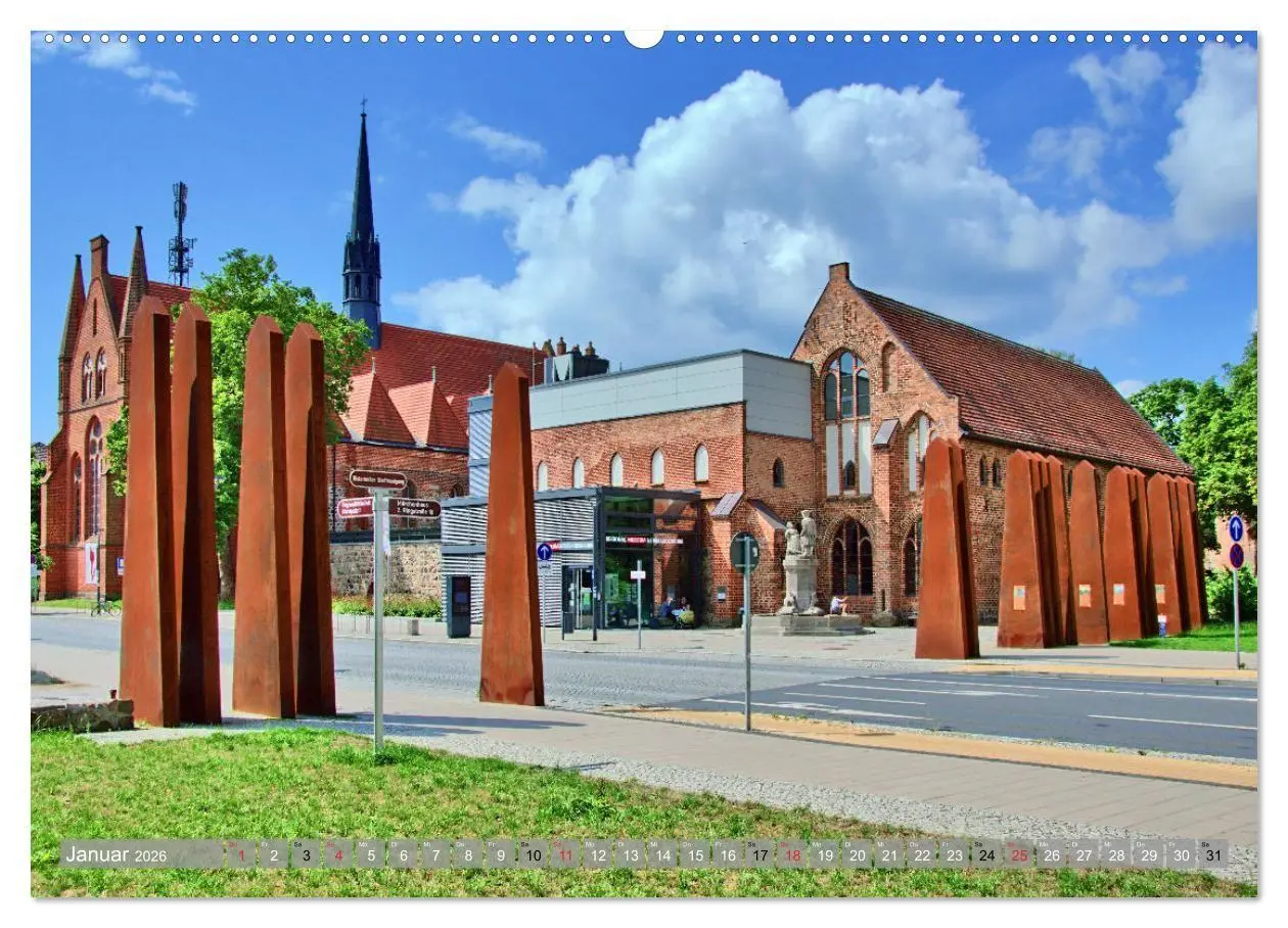 Bild: 9783516705515 | Neubrandenburg - Stadt der 4 Türme (Wandkalender 2026 DIN A2 quer),...