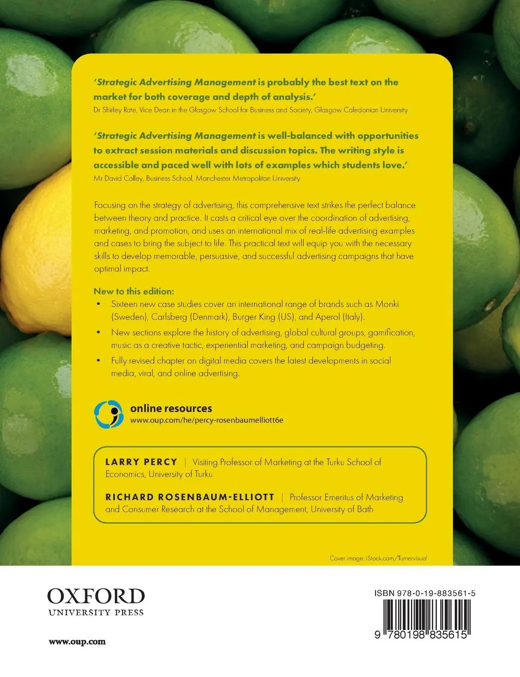 Rückseite: 9780198835615 | Strategic Advertising Management | Larry Percy (u. a.) | Taschenbuch