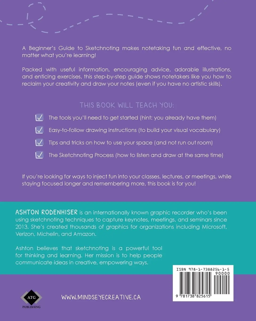 Rückseite: 9781738825615 | Beginners Guide to Sketchnoting | Ashton Rodenhiser | Taschenbuch