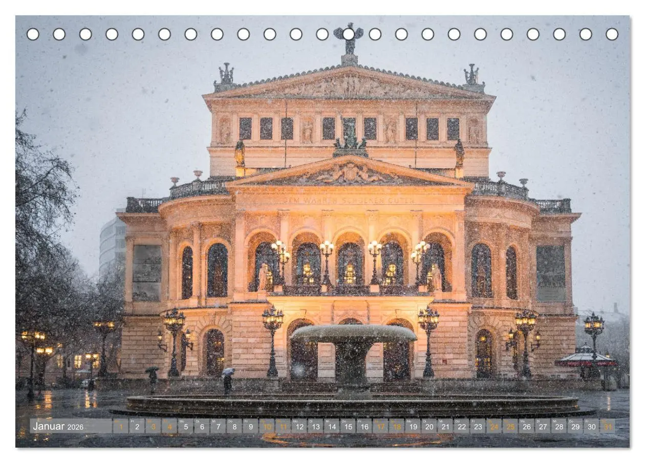 Bild: 9783457915615 | Frankfurt Mainhattan (Tischkalender 2026 DIN A5 quer), CALVENDO...