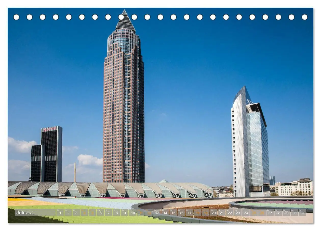 Bild: 9783457915615 | Frankfurt Mainhattan (Tischkalender 2026 DIN A5 quer), CALVENDO...