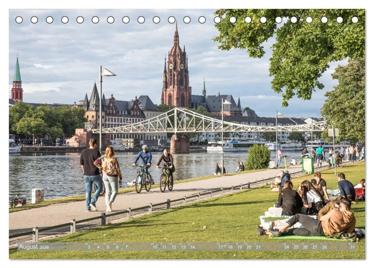 Bild: 9783457915615 | Frankfurt Mainhattan (Tischkalender 2026 DIN A5 quer), CALVENDO...