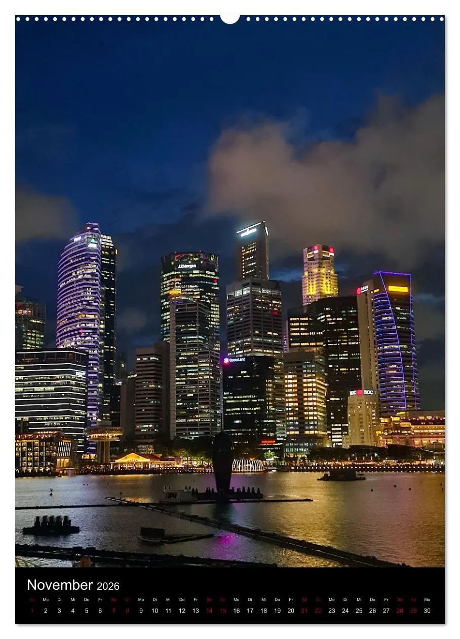 Bild: 9783516245615 | Singapur - Faszinierende Lichterwelt Marina Bay (hochwertiger...
