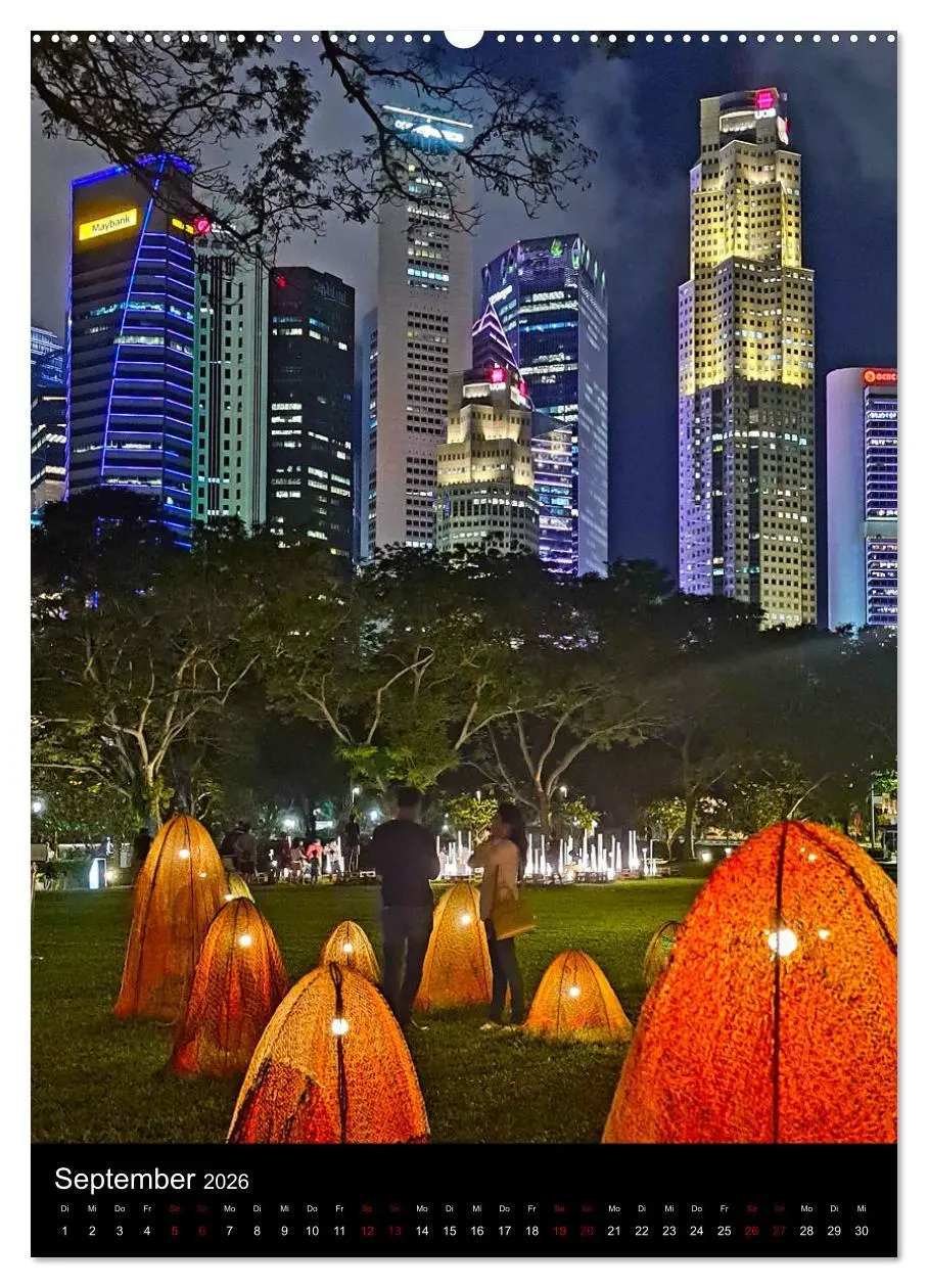 Bild: 9783516245615 | Singapur - Faszinierende Lichterwelt Marina Bay (hochwertiger...
