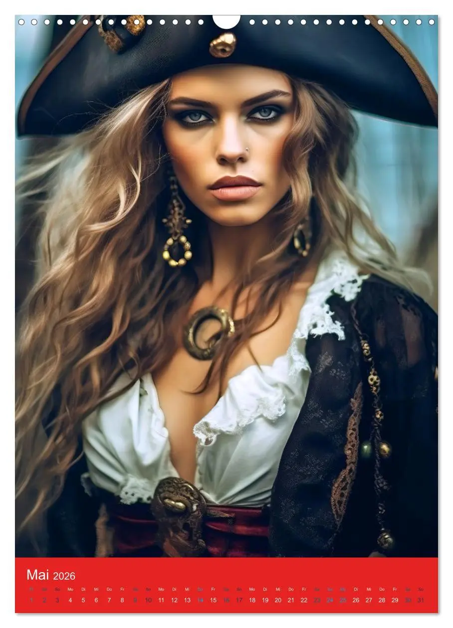 Bild: 9783516315615 | Piratenbräute Sehnsucht auf Meer (Wandkalender 2026 DIN A3 hoch),...