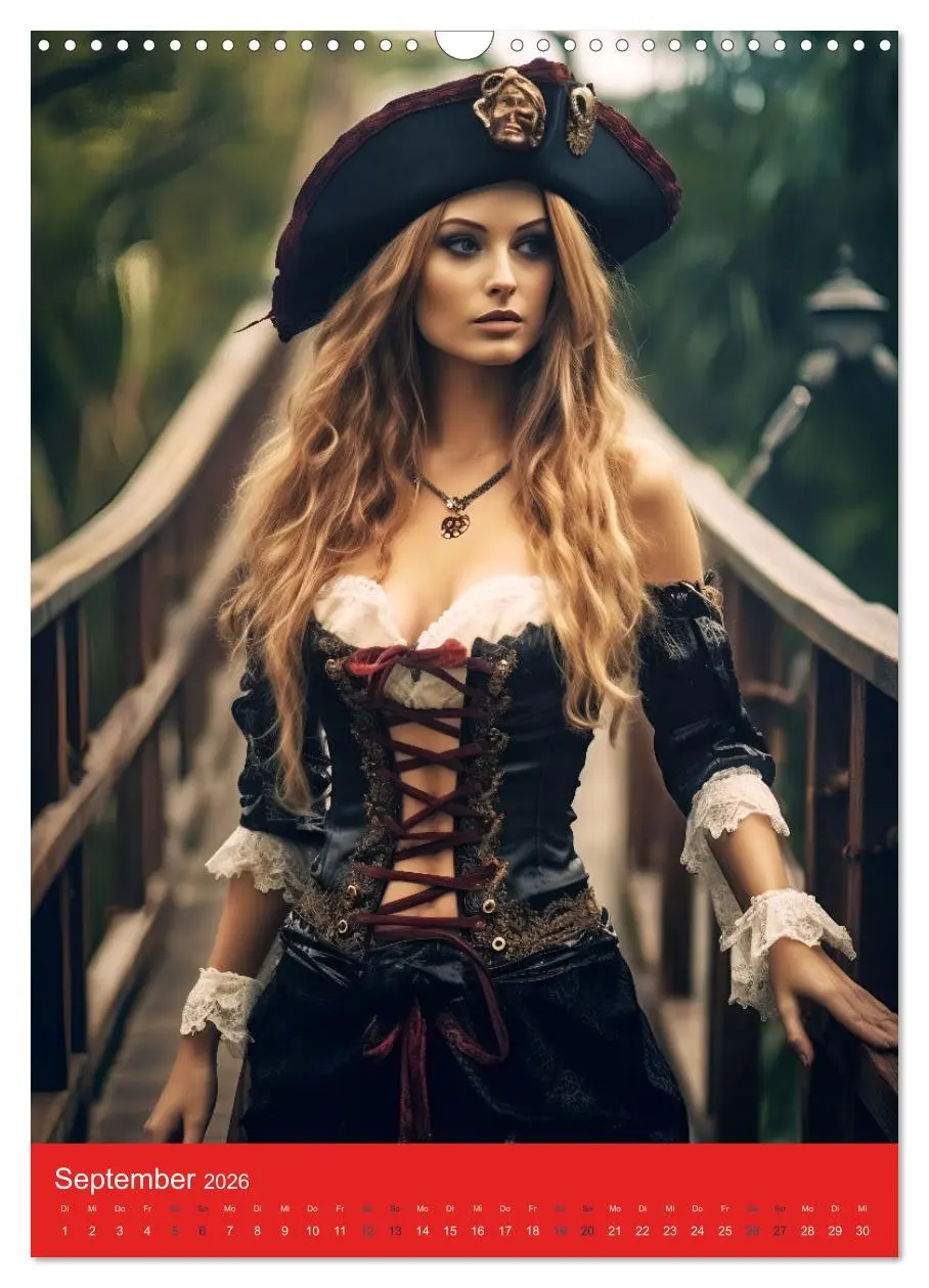 Bild: 9783516315615 | Piratenbräute Sehnsucht auf Meer (Wandkalender 2026 DIN A3 hoch),...