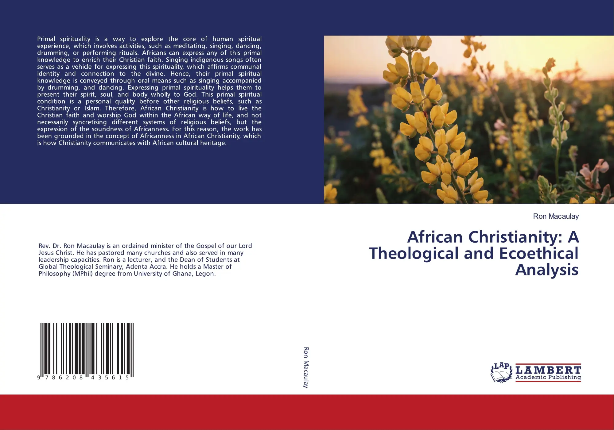 Cover: 9786208435615 | African Christianity: A Theological and Ecoethical Analysis | Macaulay