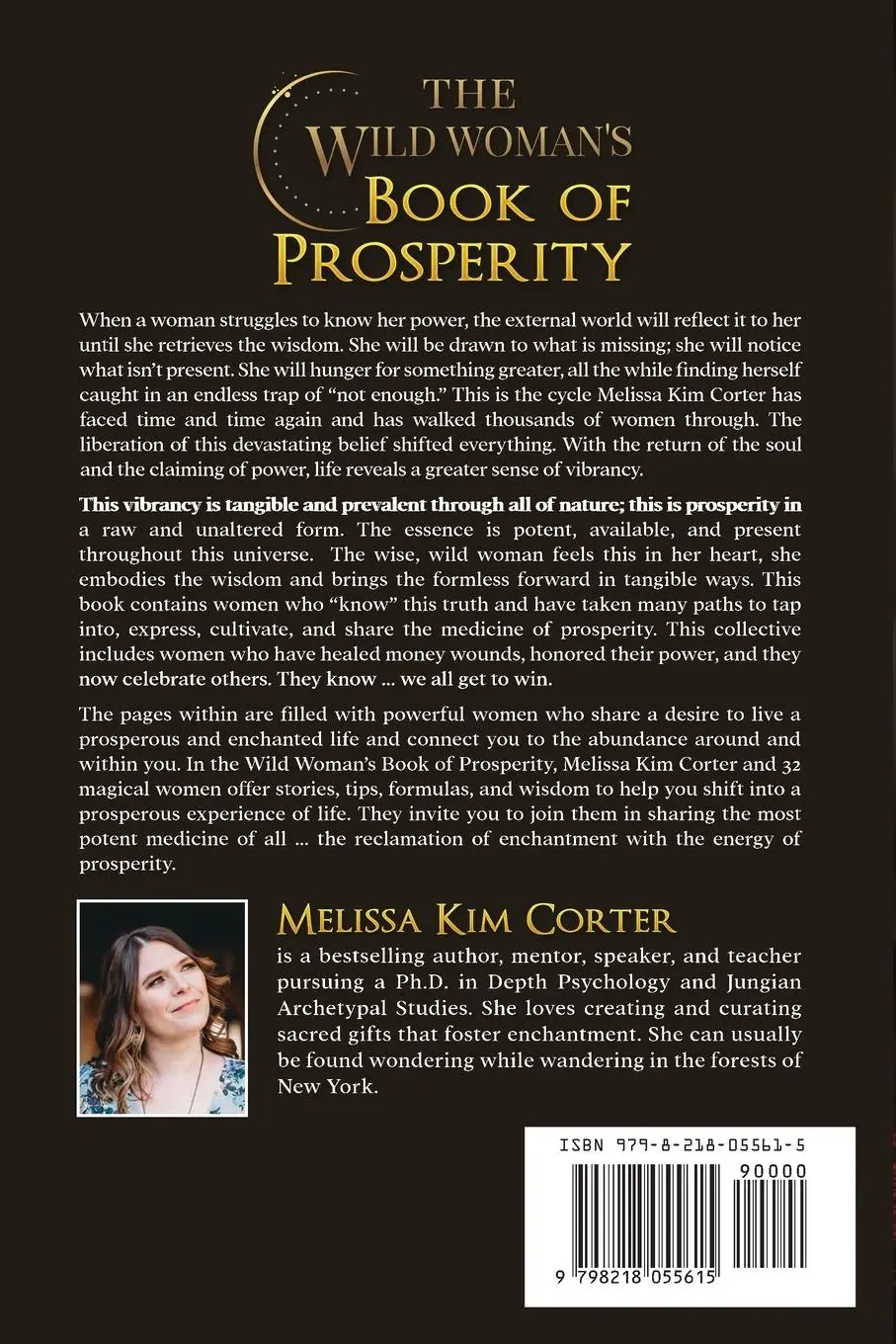 Rückseite: 9798218055615 | The Wild Woman's Book of Prosperity | Melissa Kim Corter | Taschenbuch