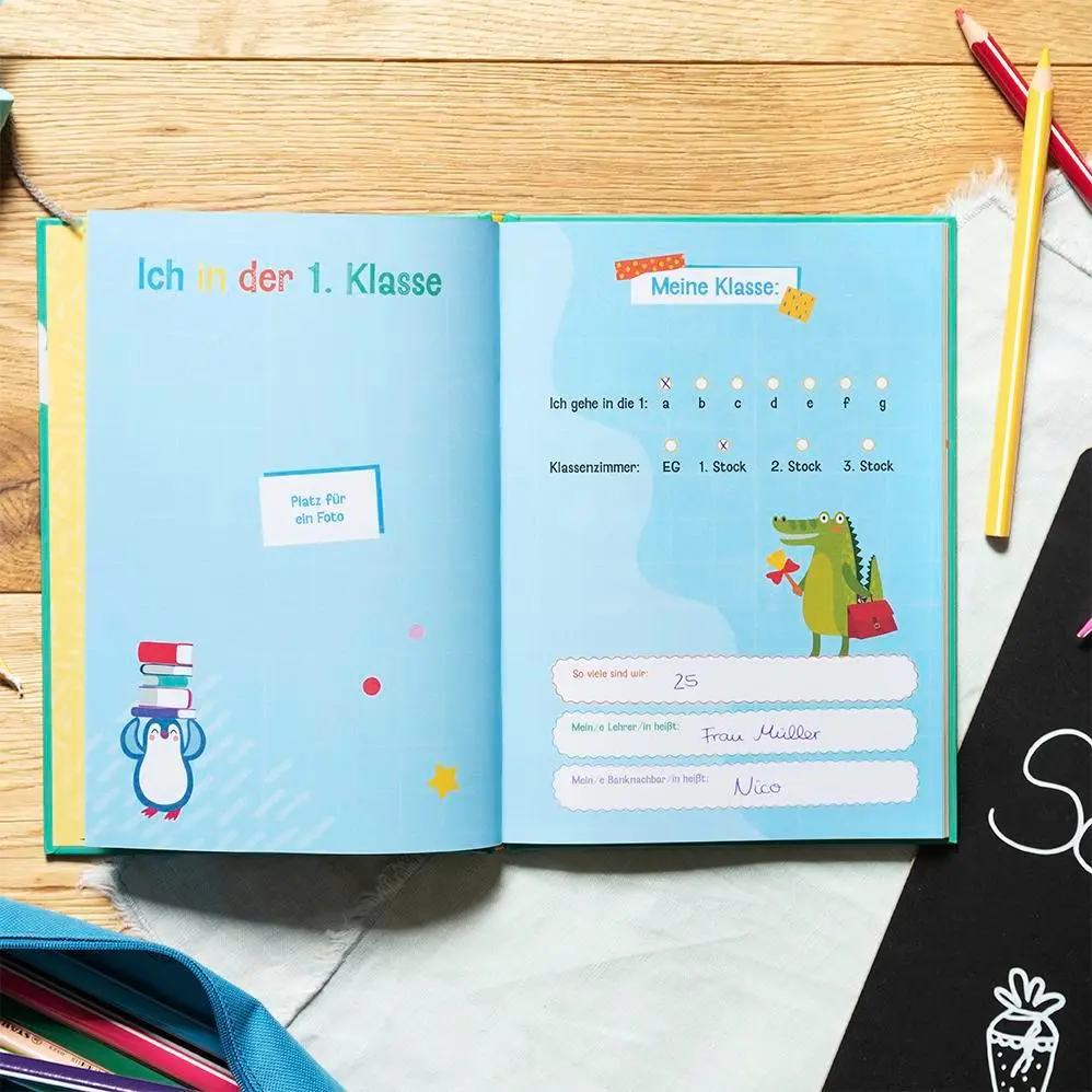 Bild: 4260308345715 | Los geht's, 1. Klasse! | Pattloch Verlag | Notizbuch | 64 S. | Deutsch