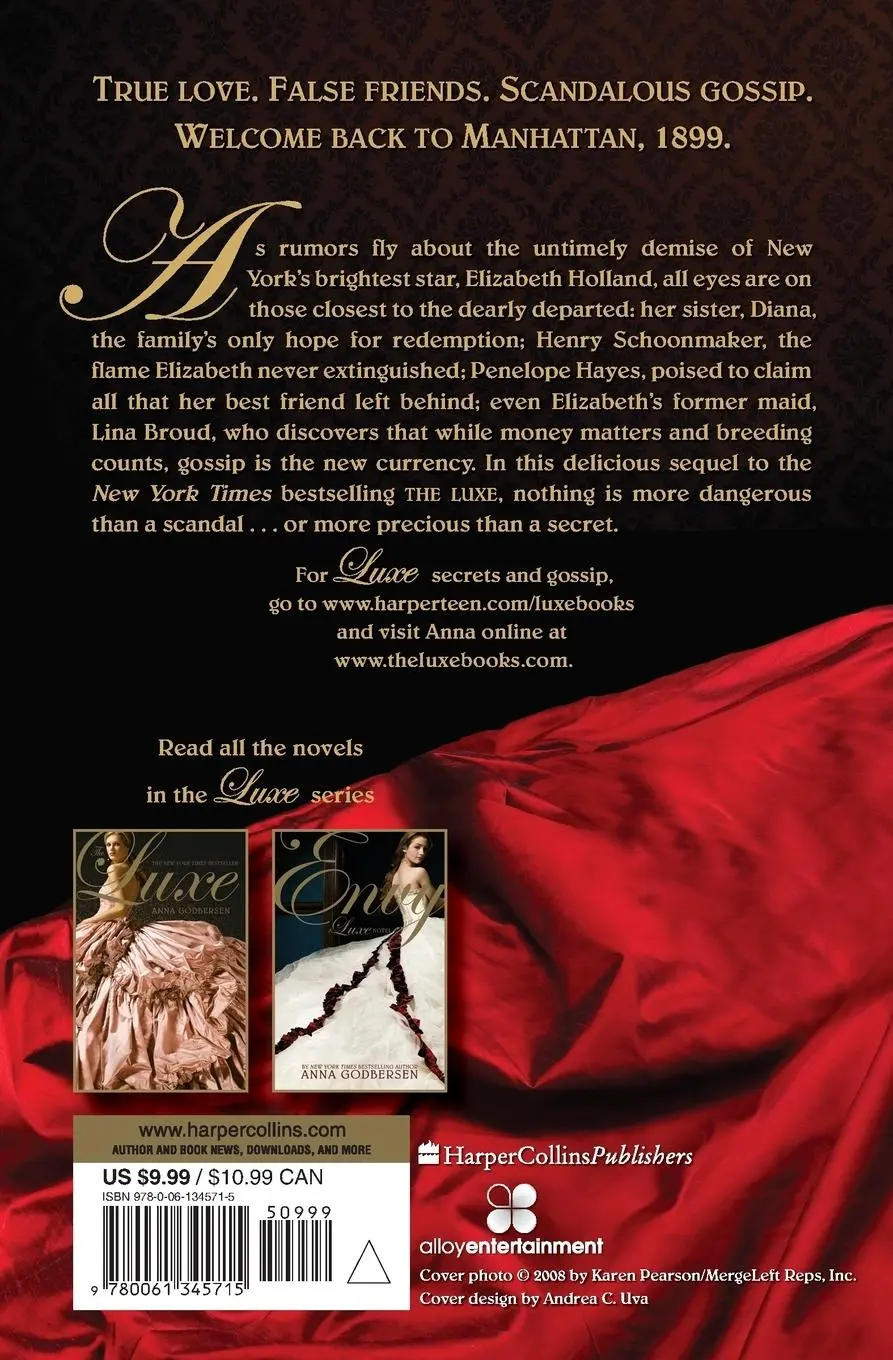 Rückseite: 9780061345715 | Rumors | Anna Godbersen | Taschenbuch | Kartoniert / Broschiert | 2013