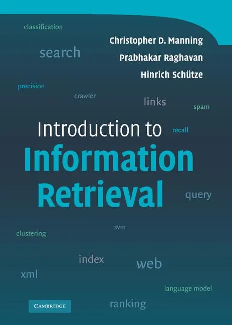 Cover: 9780521865715 | Introduction to Information Retrieval | Christopher D. Manning (u. a.)
