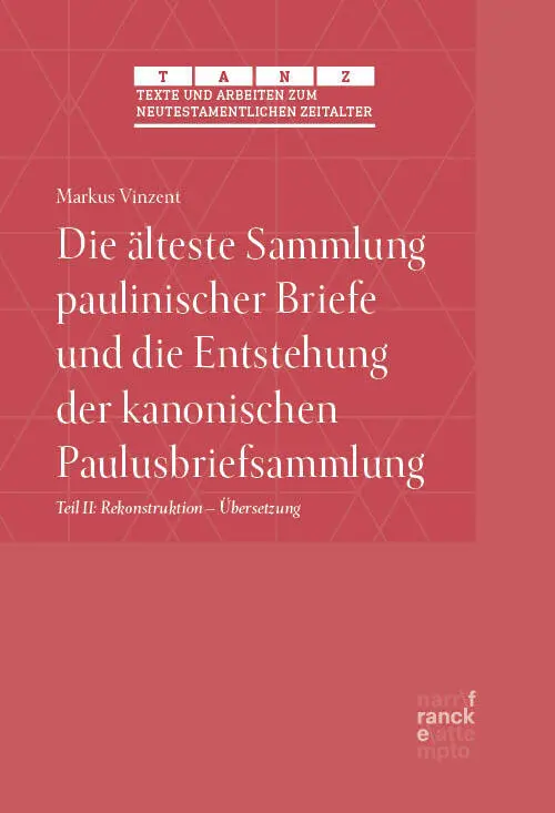Cover: 9783381125715 | Die älteste Sammlung paulinischer Briefe und die Entstehung der...
