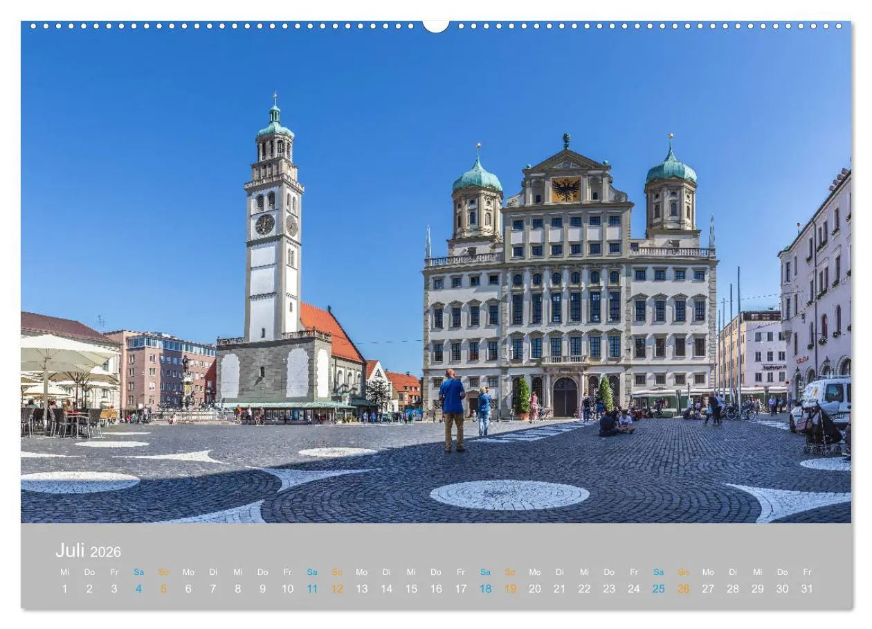 Bild: 9783457695715 | Augsburg - Stadt der Renaissance (hochwertiger Premium Wandkalender...
