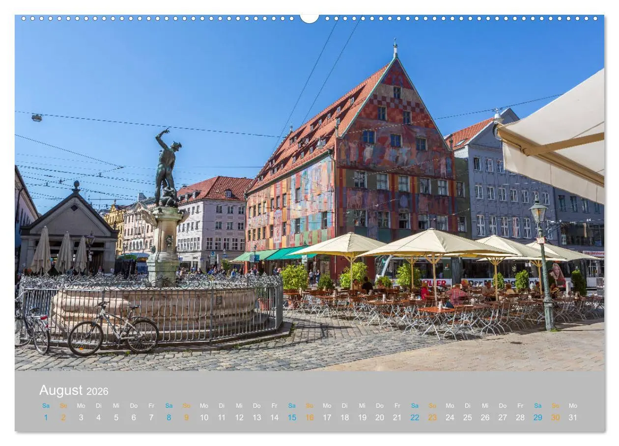 Bild: 9783457695715 | Augsburg - Stadt der Renaissance (hochwertiger Premium Wandkalender...