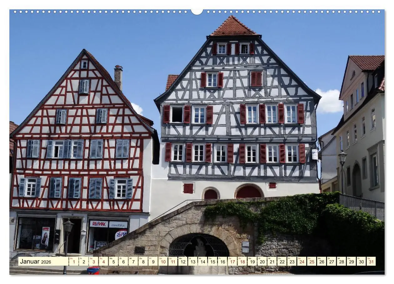 Bild: 9783457765715 | Unterwegs in Backnang (hochwertiger Premium Wandkalender 2026 DIN...