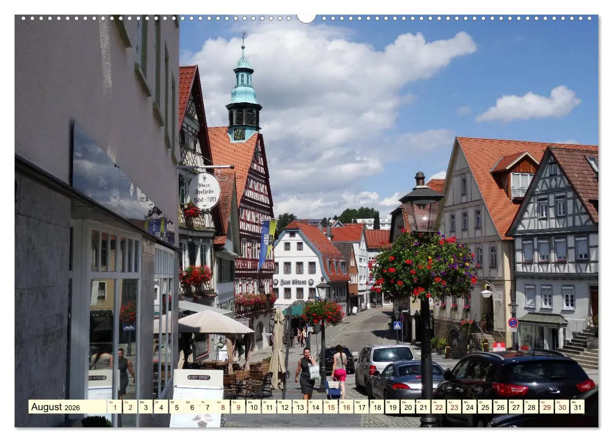 Bild: 9783457765715 | Unterwegs in Backnang (hochwertiger Premium Wandkalender 2026 DIN...