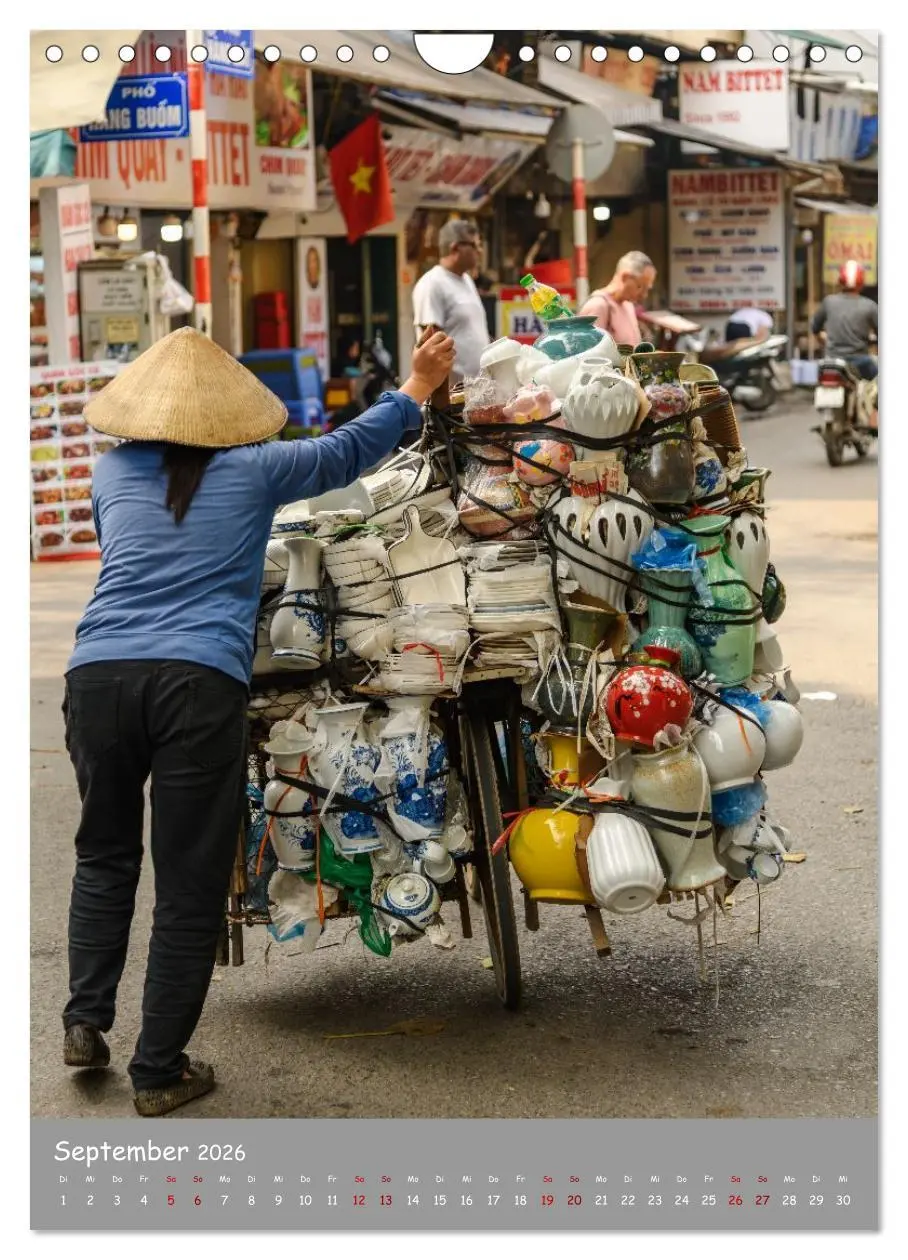 Bild: 9783516095715 | Vietnam Alltag, Farben, Geschichte (Wandkalender 2026 DIN A4 hoch),...