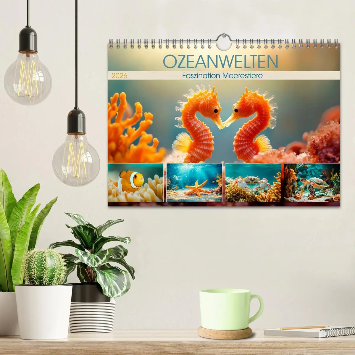 Bild: 9783516165715 | OZEANWELTEN Faszination Meerestiere (Wandkalender 2026 DIN A4...