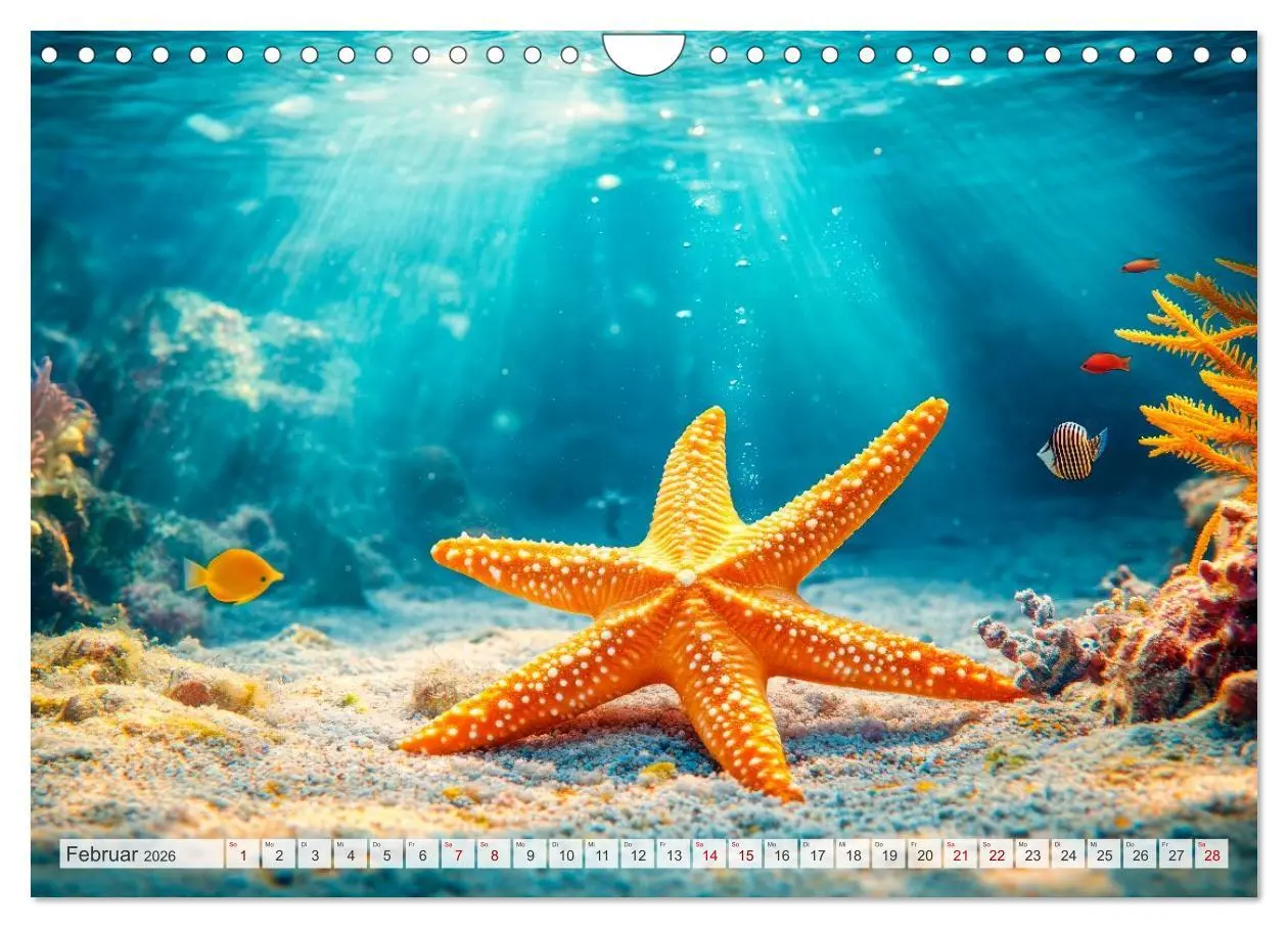 Bild: 9783516165715 | OZEANWELTEN Faszination Meerestiere (Wandkalender 2026 DIN A4...