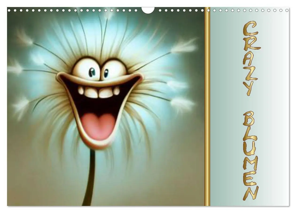 Cover: 9783569255715 | Crazy Blumen (Wandkalender 2027 DIN A3 quer), CALVENDO Monatskalender