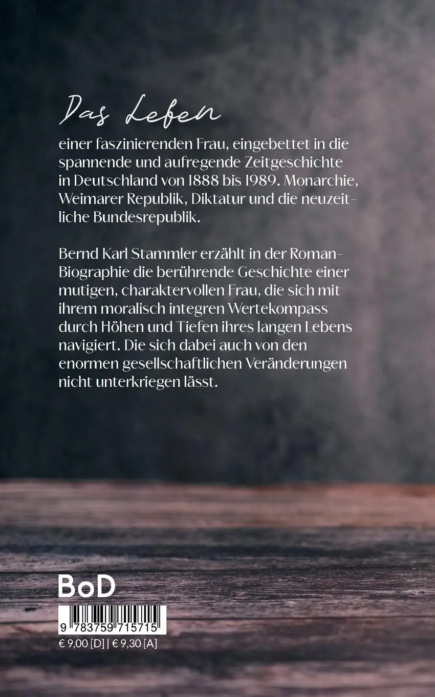 Rückseite: 9783759715715 | Hundert Jahre sind genug! | Bernd Karl Stammler | Taschenbuch | 102 S.