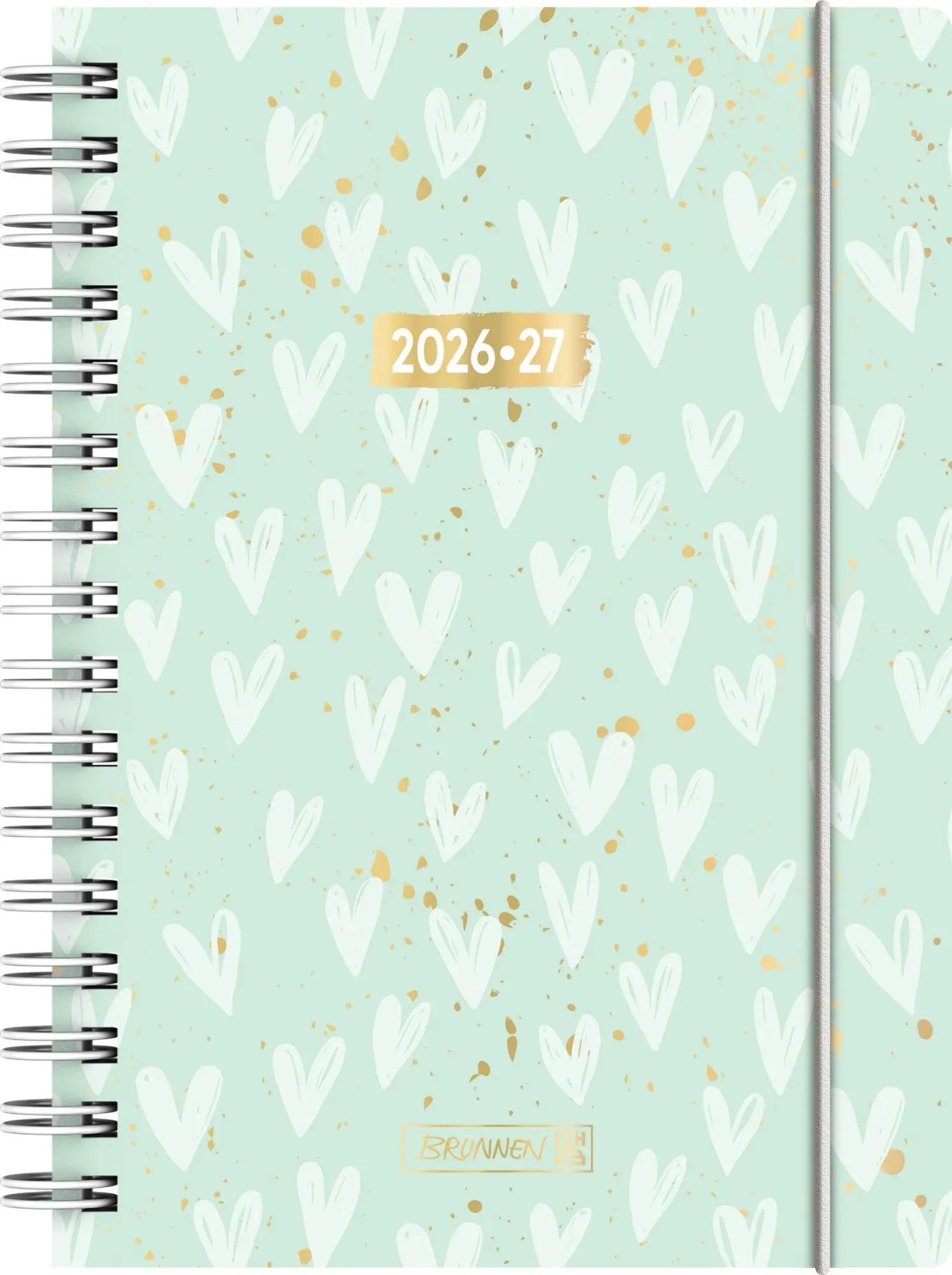 Cover: 4061947155815 | Schülerkalender 2026/2027 "Hearts" A5, Kunststoff | Buch | 352 S.