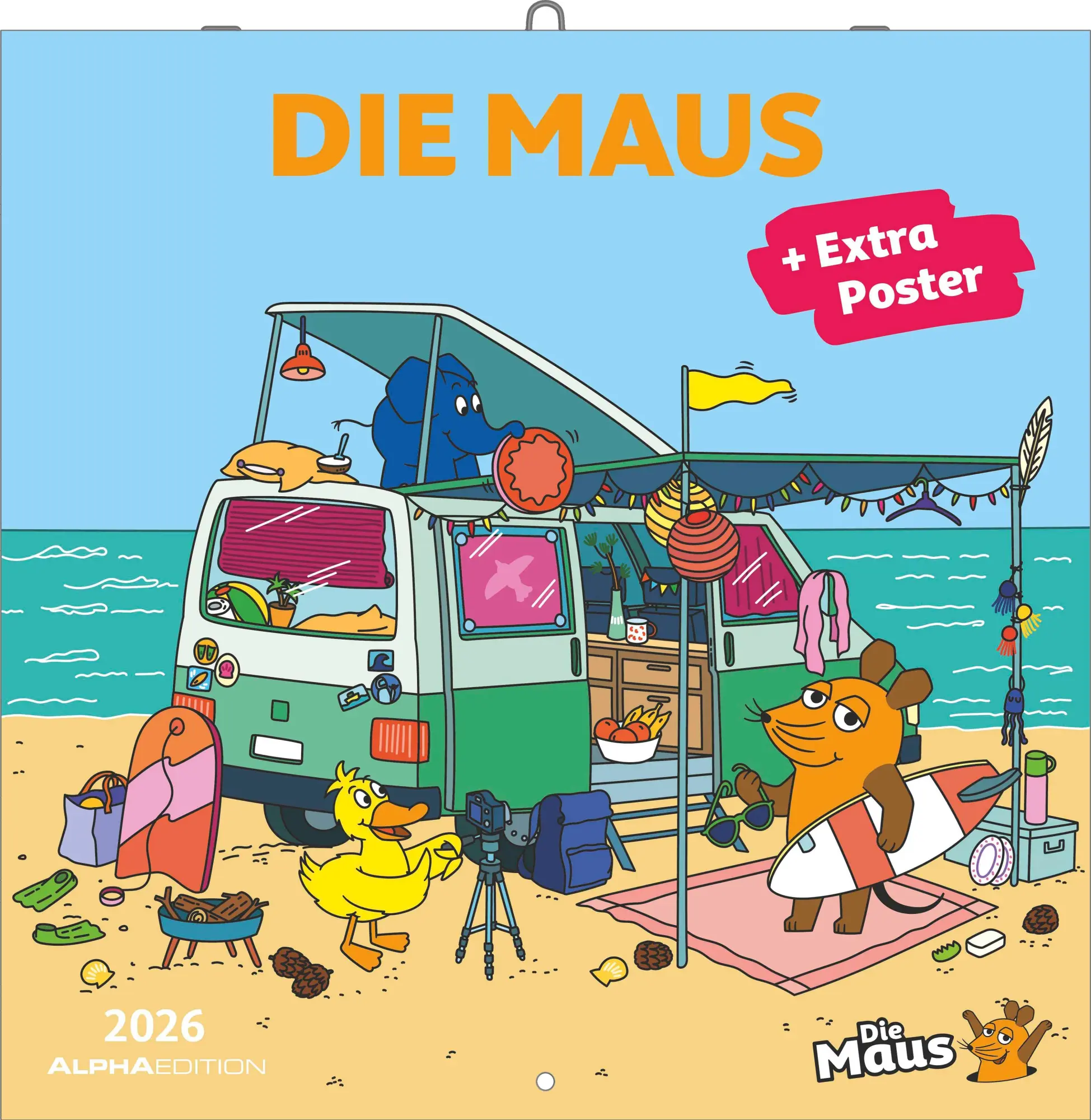 Cover: 4069095005815 | Die Maus 2026 - Broschürenkalender 30x30 cm (30x60 geöffnet) -...