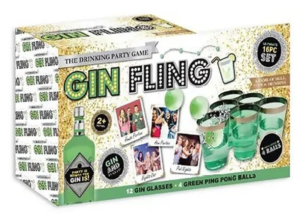 Cover: 5050565325815 | Trinkspiel Gin Fling | Spiel | Karton | 331058 | Deutsch | 2025