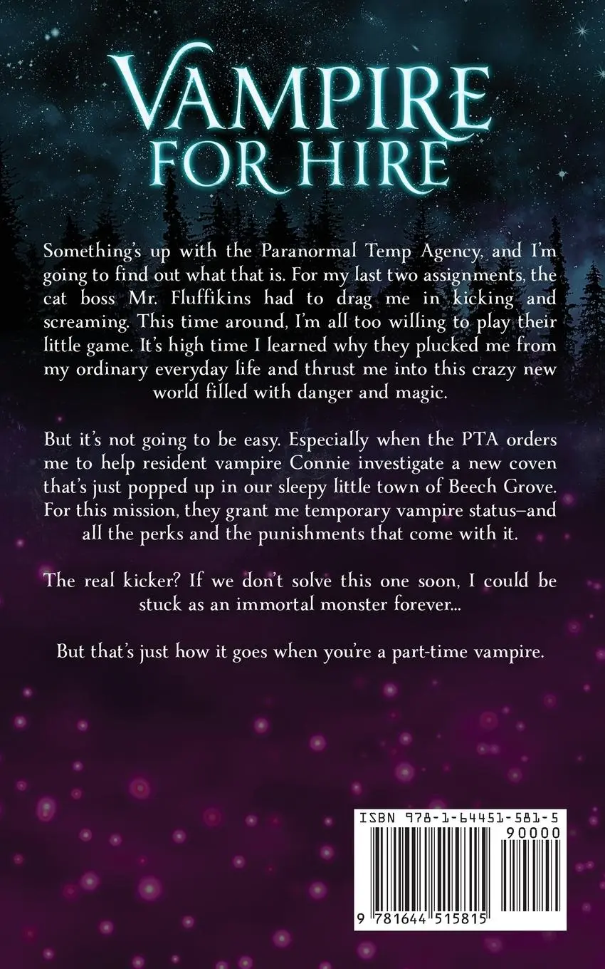 Rückseite: 9781644515815 | Vampire for Hire | Molly Fitz | Taschenbuch | Paranormal Temp Agency