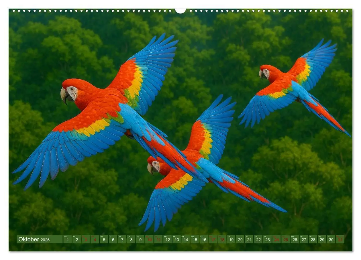 Bild: 9783516605815 | Über dem Vogelflug (Wandkalender 2026 DIN A2 quer), CALVENDO...