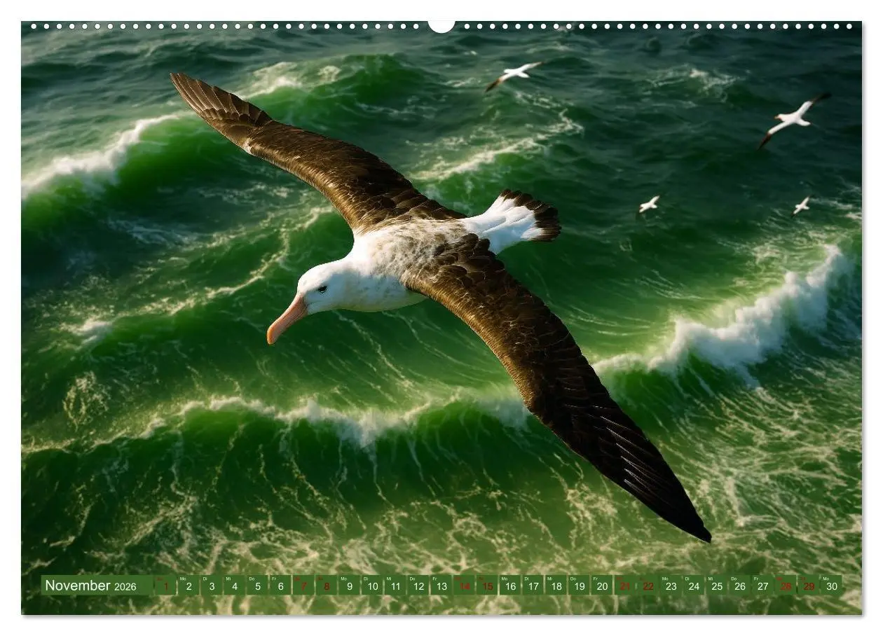 Bild: 9783516605815 | Über dem Vogelflug (Wandkalender 2026 DIN A2 quer), CALVENDO...