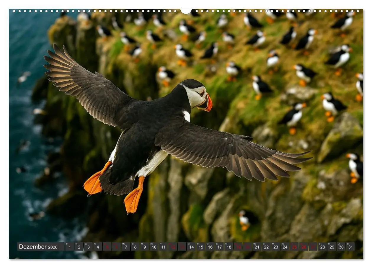 Bild: 9783516605815 | Über dem Vogelflug (Wandkalender 2026 DIN A2 quer), CALVENDO...