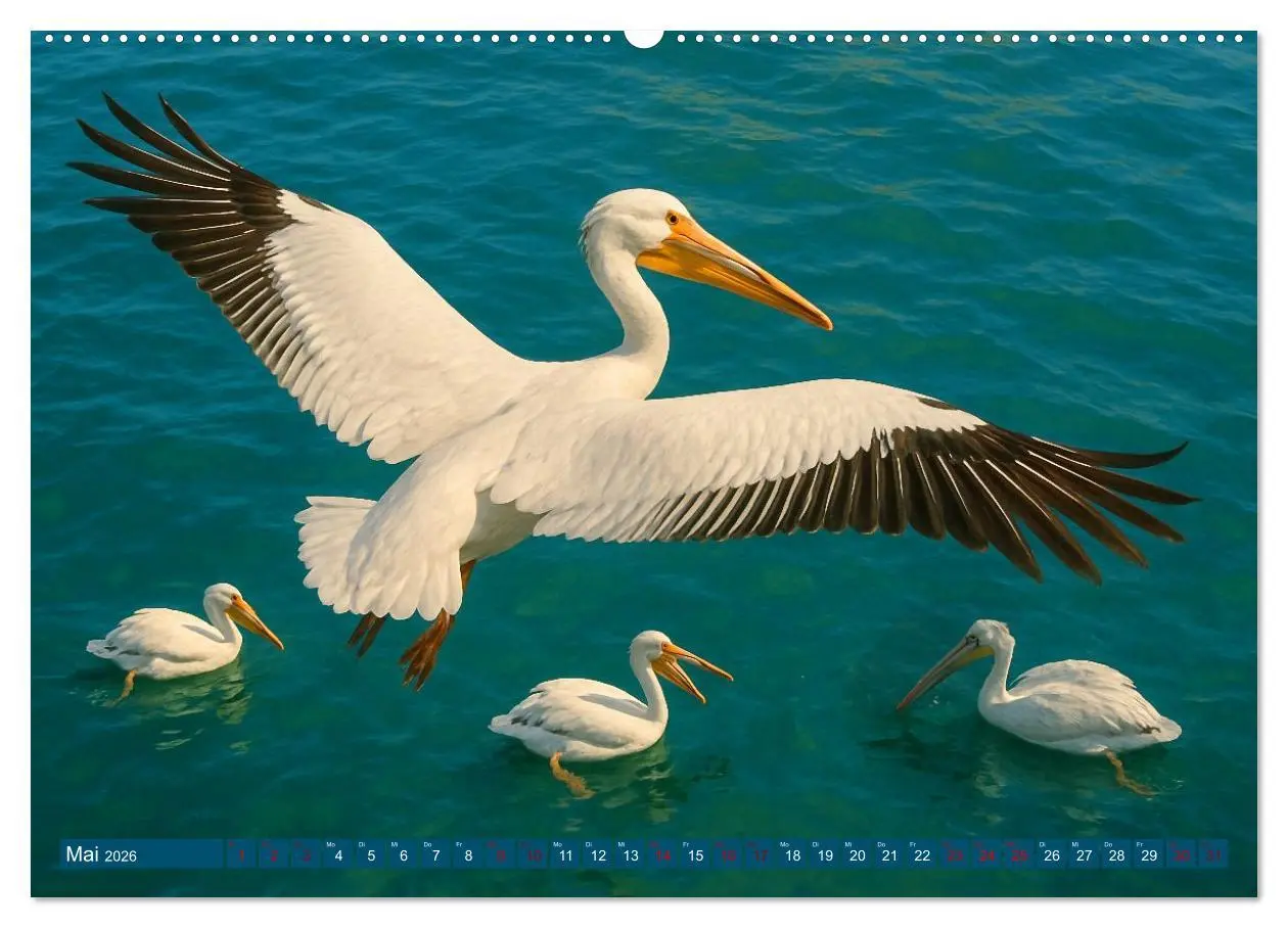 Bild: 9783516605815 | Über dem Vogelflug (Wandkalender 2026 DIN A2 quer), CALVENDO...