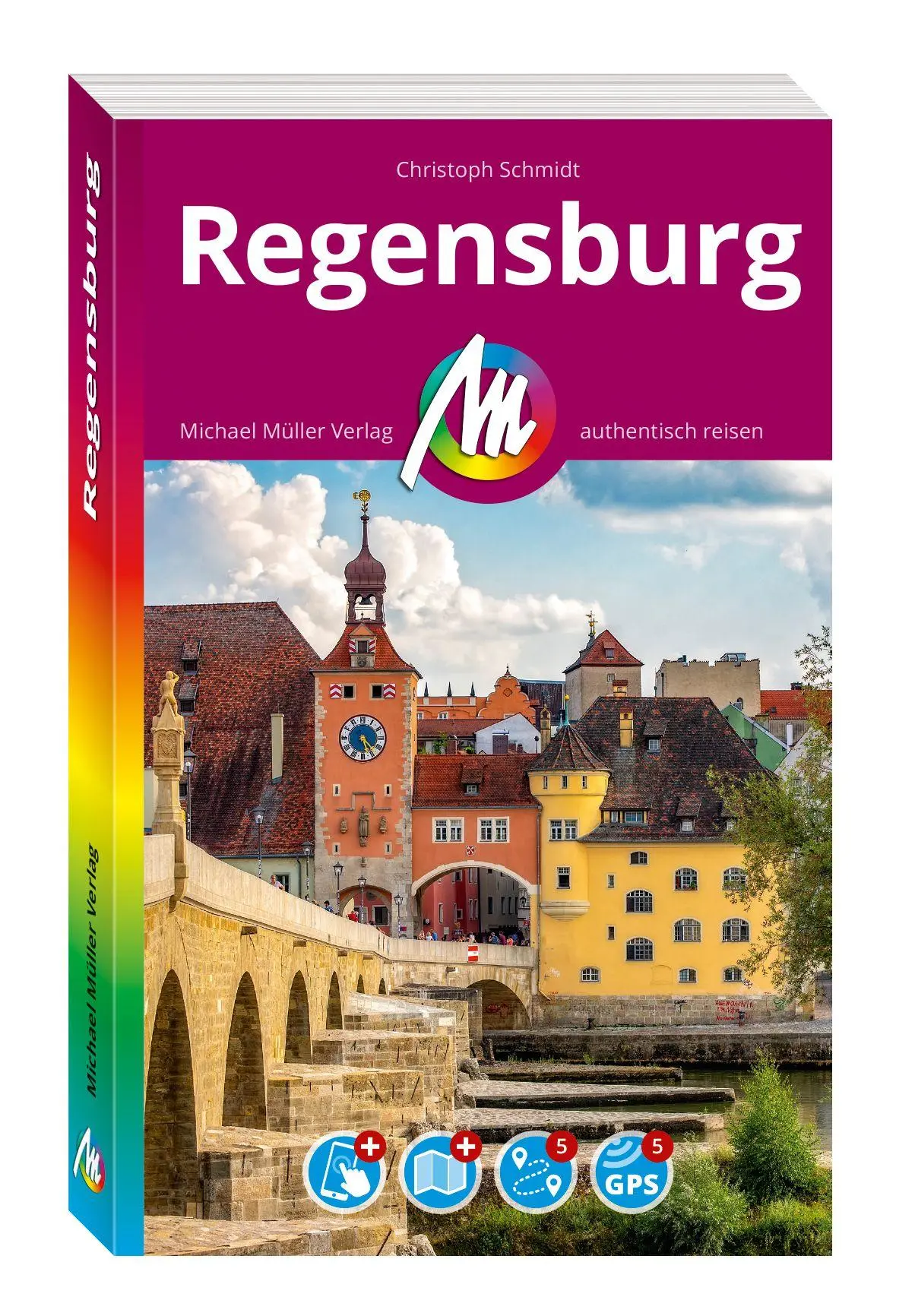 Cover: 9783966855815 | MICHAEL MÜLLER Reiseführer Regensburg MM-City | Christoph Schmidt