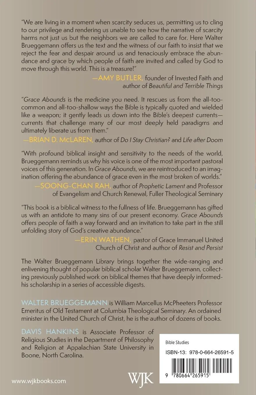 Rückseite: 9780664265915 | Grace Abounds | Walter Brueggemann | Taschenbuch | Paperback | 2024