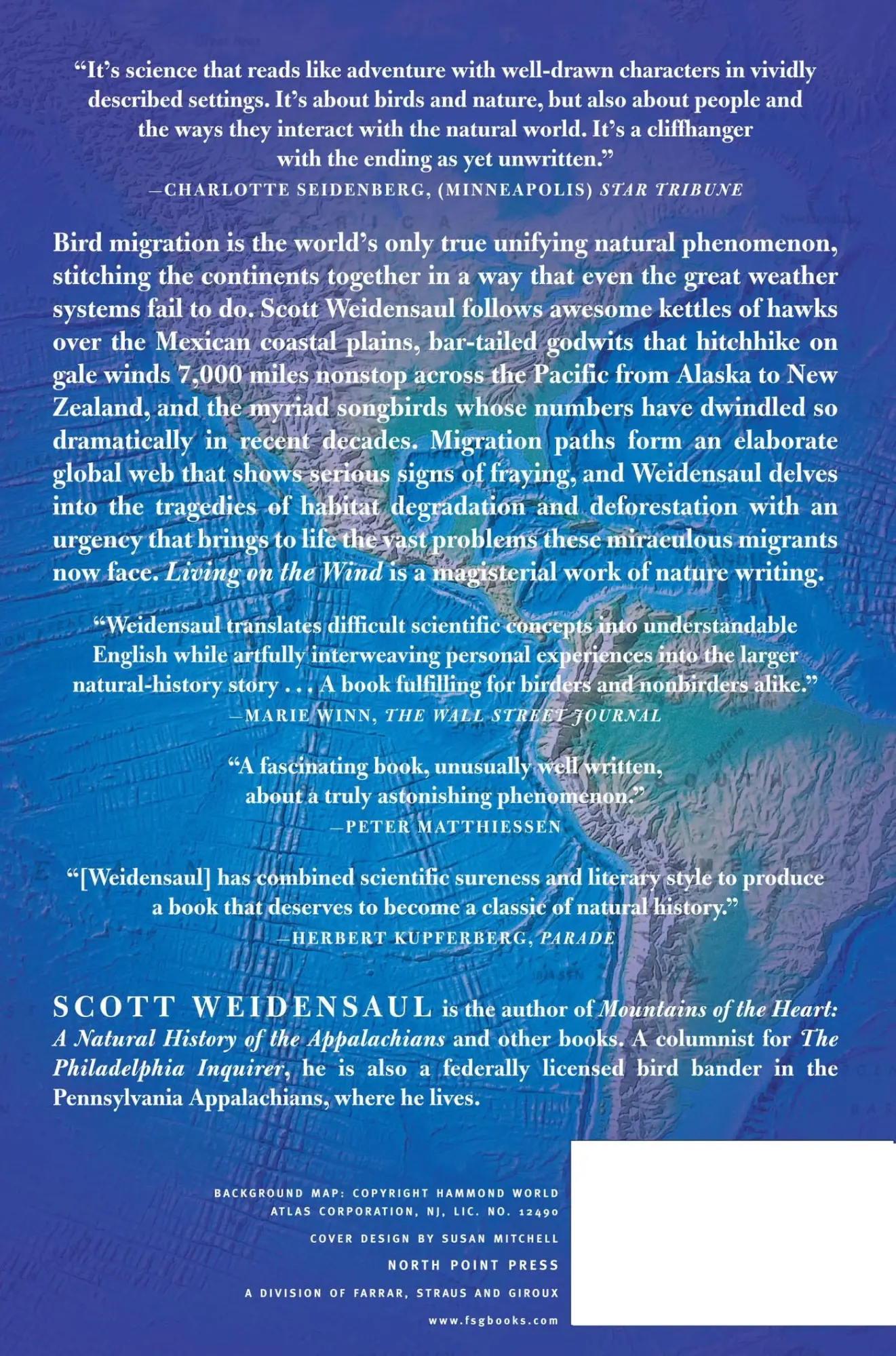 Rückseite: 9780865475915 | Living on the Wind | Weidensaul Scott | Taschenbuch | Englisch | 2000