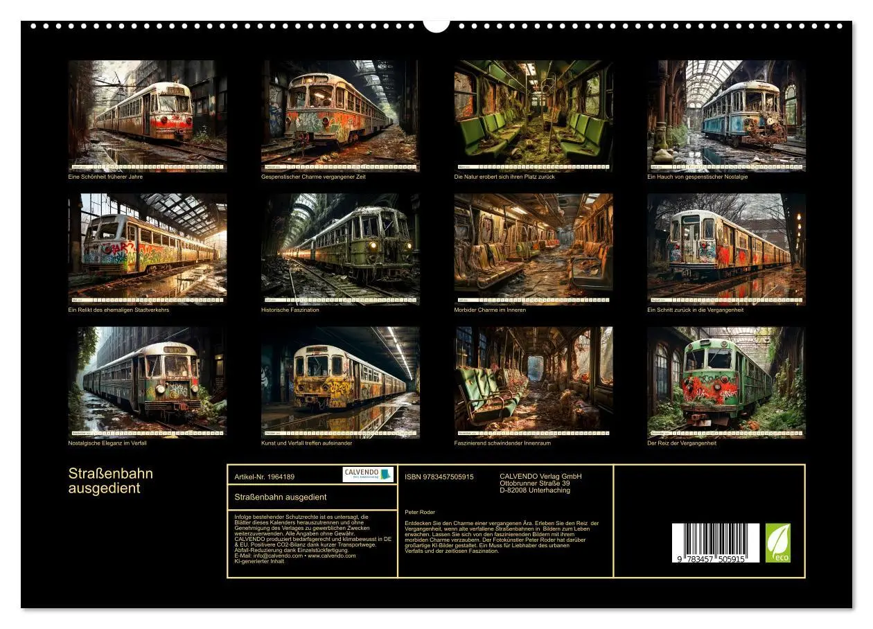 Bild: 9783457505915 | Straßenbahn ausgedient (hochwertiger Premium Wandkalender 2026 DIN...
