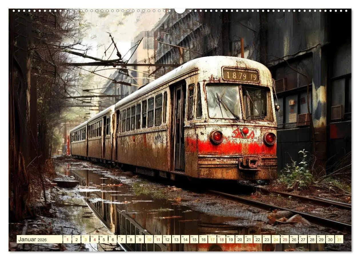 Bild: 9783457505915 | Straßenbahn ausgedient (hochwertiger Premium Wandkalender 2026 DIN...