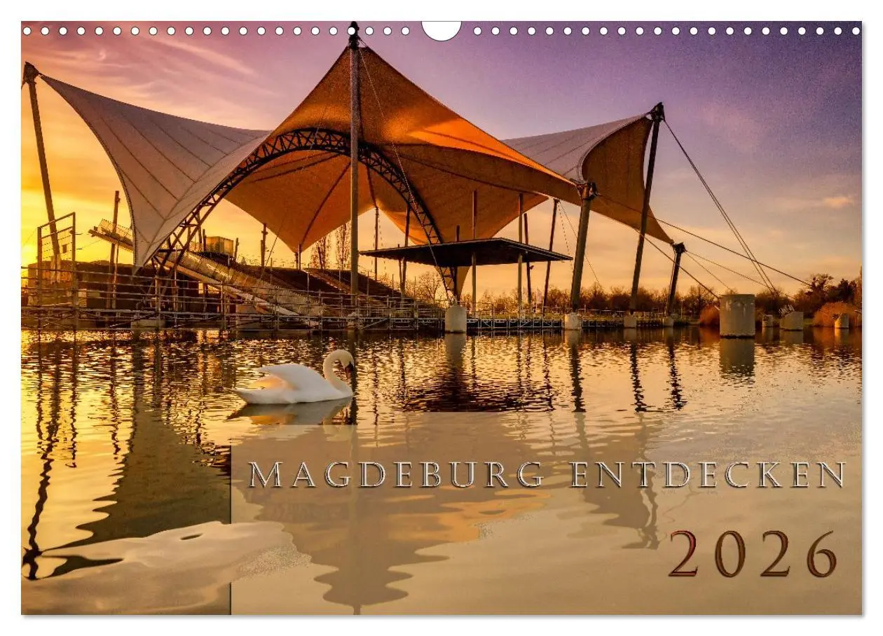 Cover: 9783457745915 | Magdeburg entdecken (Wandkalender 2026 DIN A3 quer), CALVENDO...