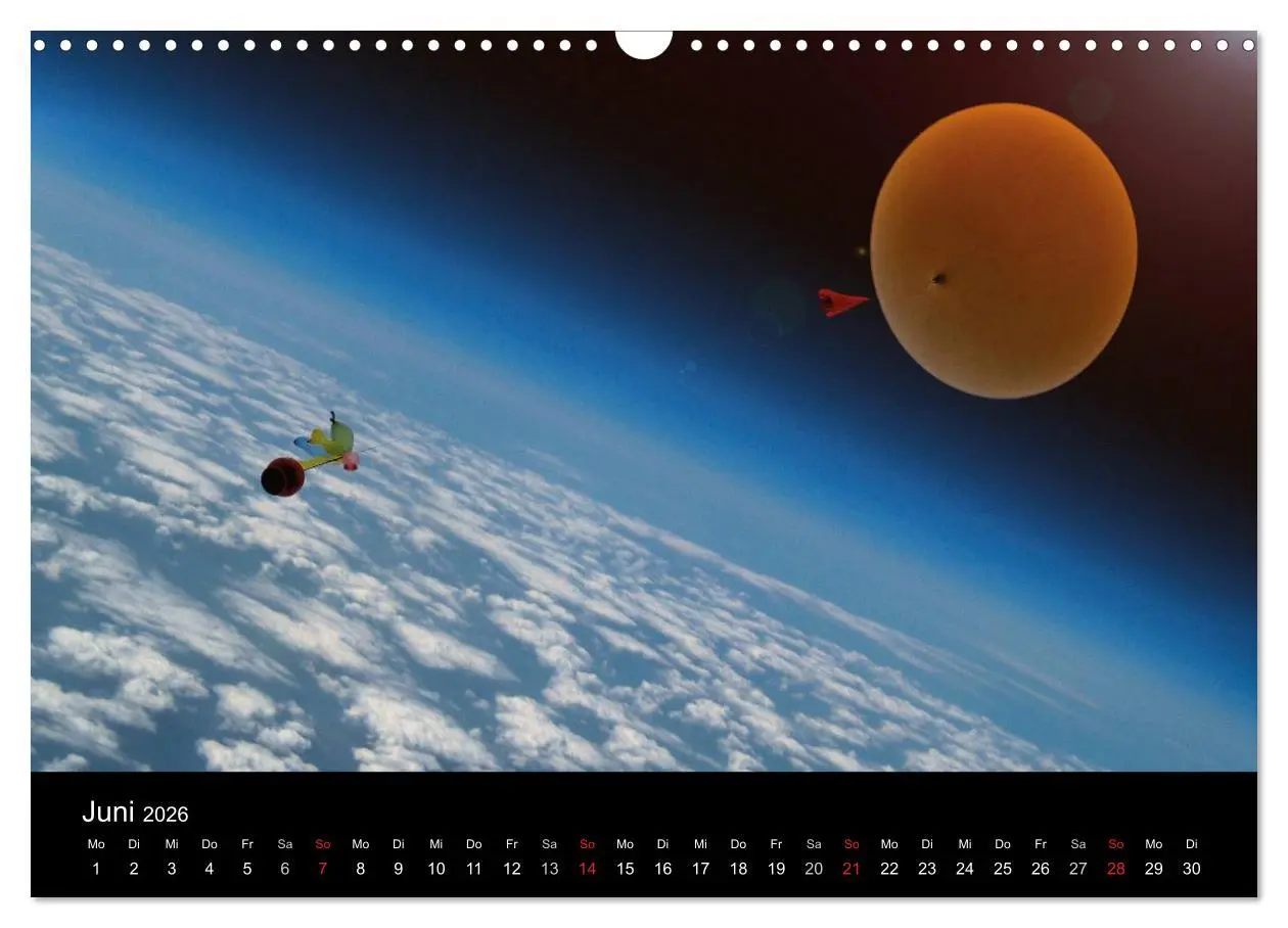 Bild: 9783516215915 | Eine Reise in die Stratosphäre (Wandkalender 2026 DIN A3 quer),...
