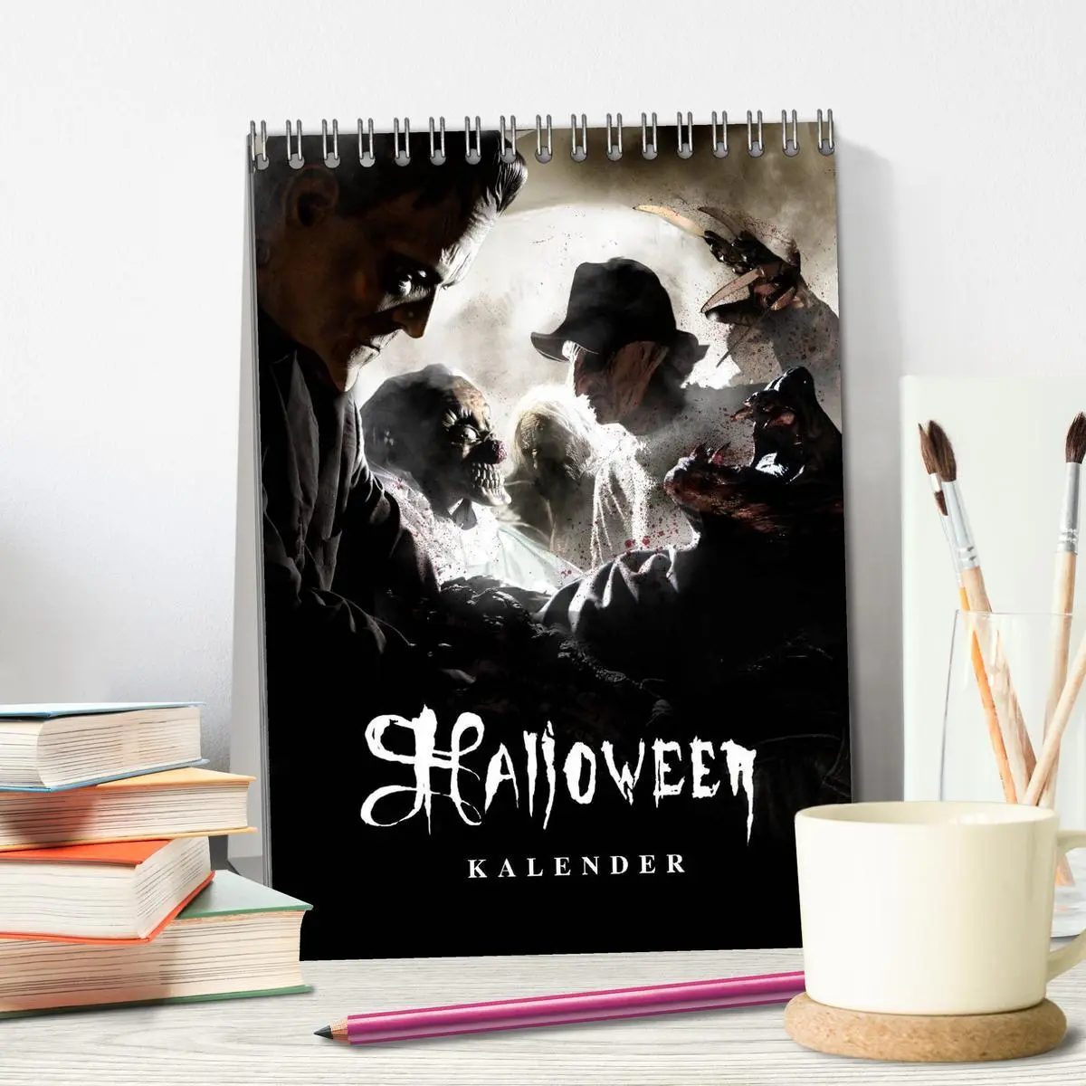 Bild: 9783516455915 | Halloween Optische Illusionen - Kalender 2026 (Tischkalender 2026...