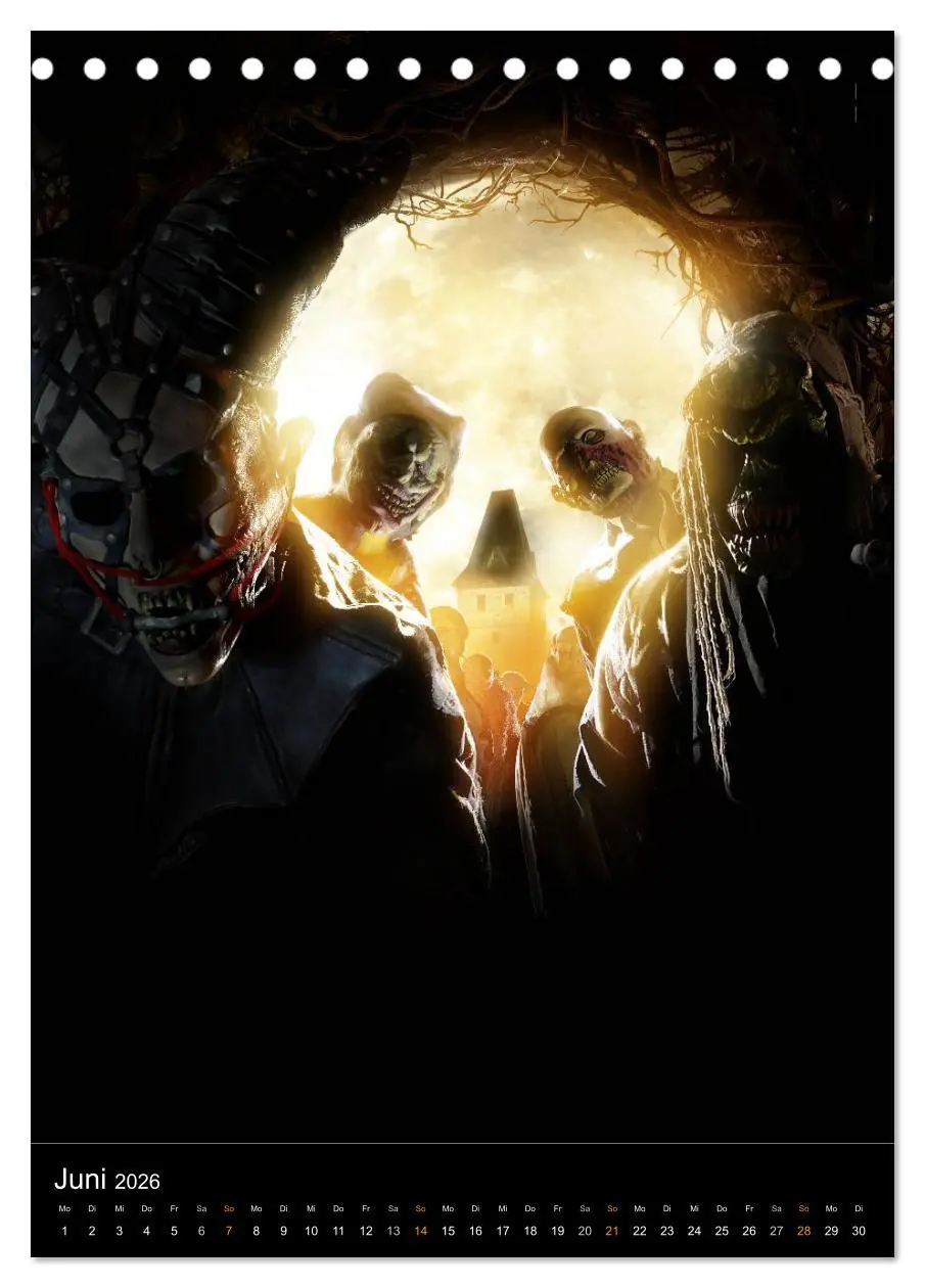 Bild: 9783516455915 | Halloween Optische Illusionen - Kalender 2026 (Tischkalender 2026...
