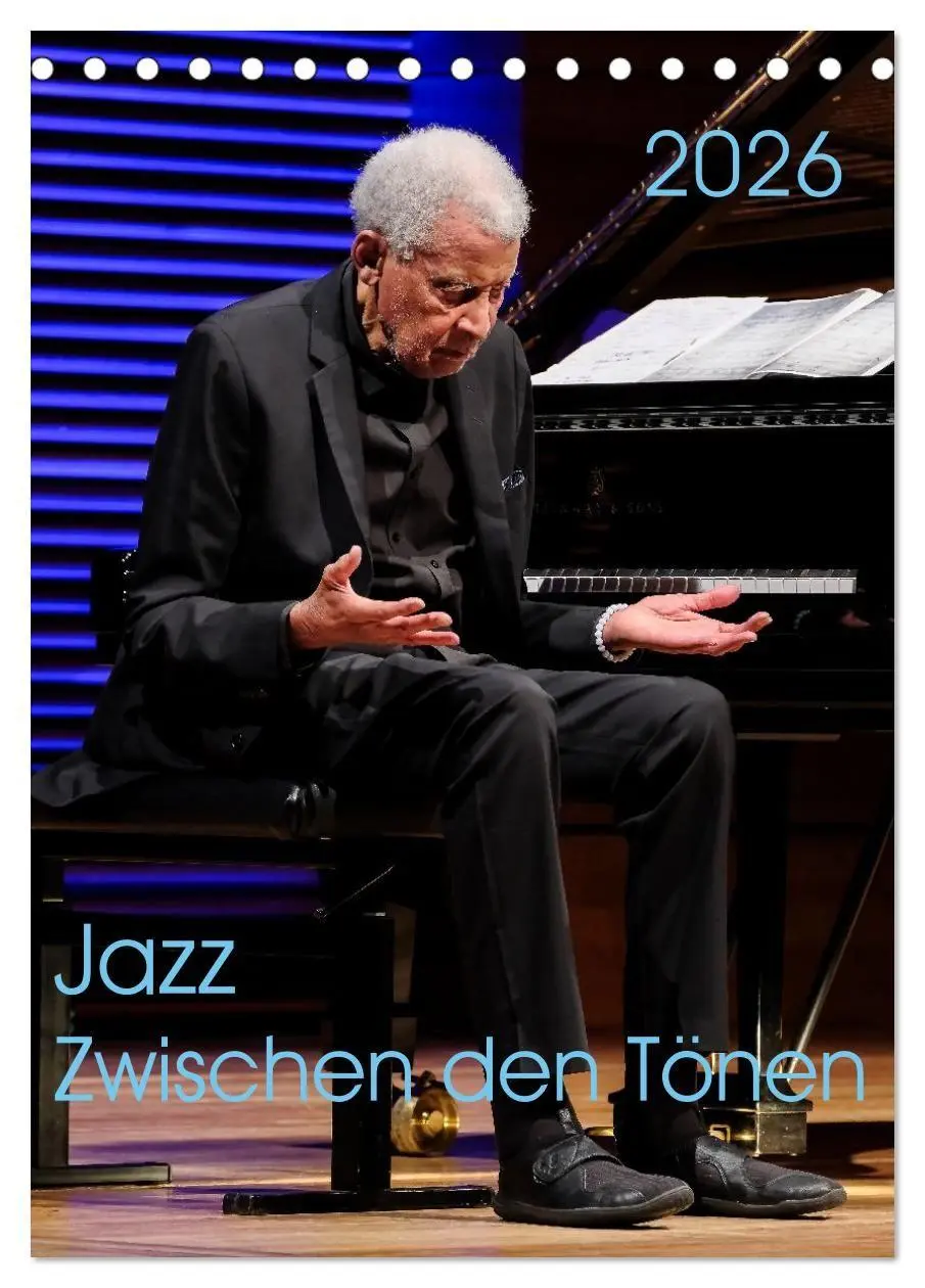 Cover: 9783516695915 | Jazz - Zwischen den Tönen (Tischkalender 2026 DIN A5 hoch),...